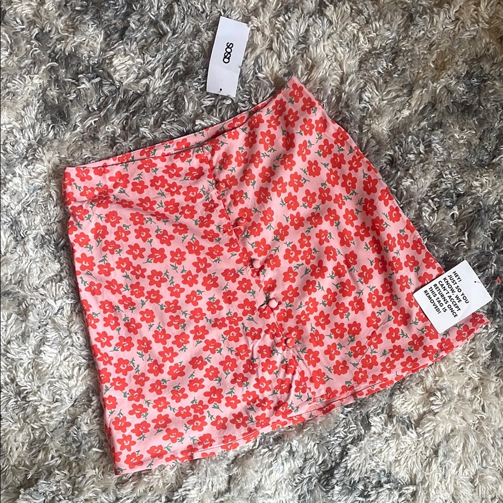 ASOS Floral Pink Skirt 🌺